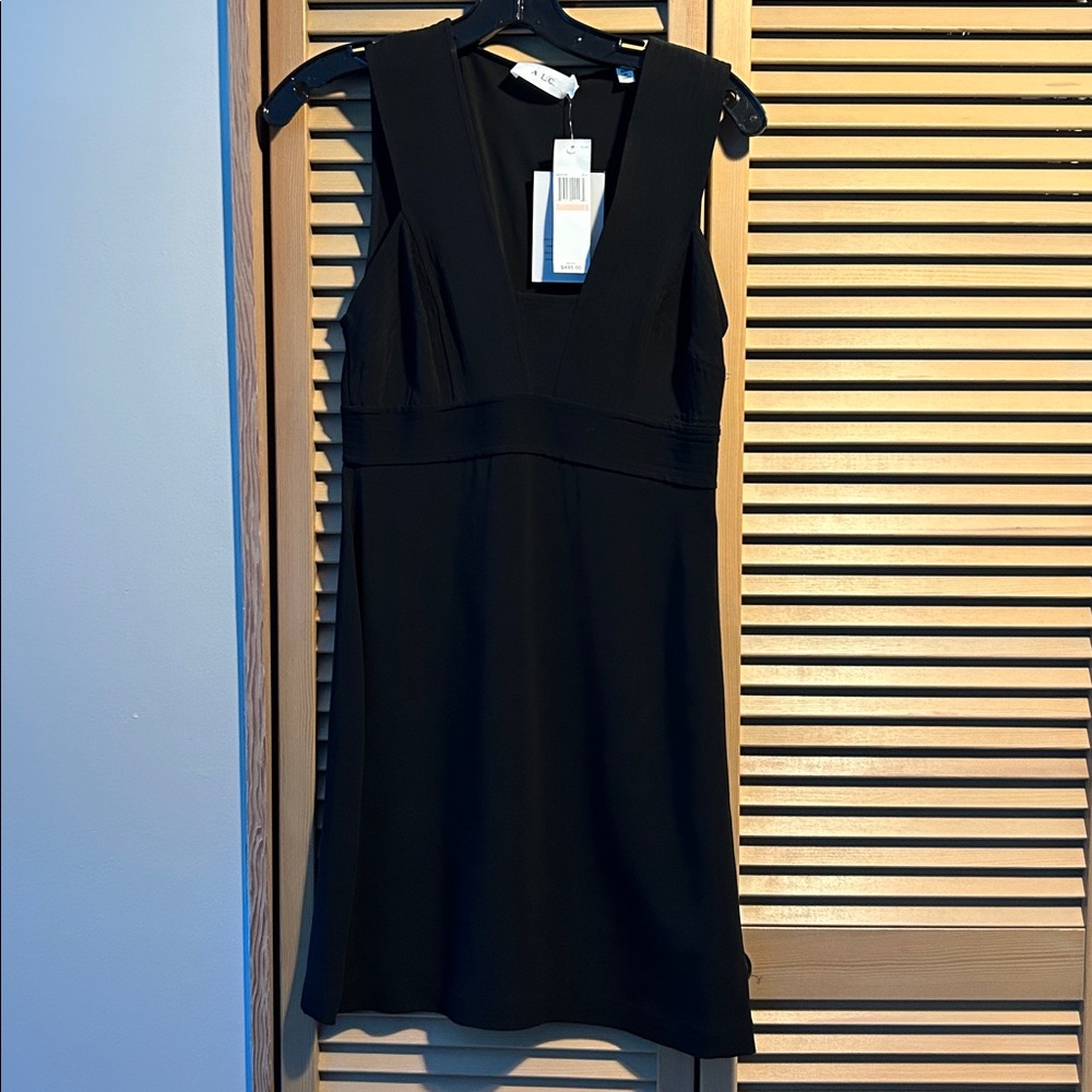 NWT A.L.C. Black Dress with Stitch Detail, size 2